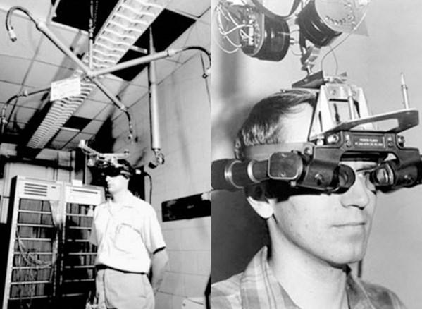 6 - Virtuální realita, 1966 (HMD) [18] 1969 Mnoho společností začalo s produkcí komerčních systémů.