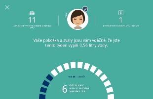 Skywell bude sledovat spotřebu ve srovnání s cíli na denní bázi. Cílem automaticky vynuluje denně.