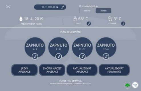 5. Aktualizovat aplikaci s nově instalovaného pic (y) provedení těchto kroků: Klepněte na ozubené kolo v pravém