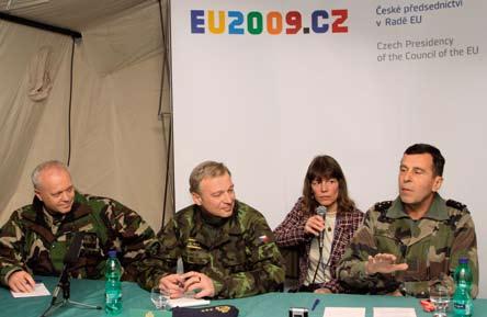 Central Command, kterého osobně uvítal náčelník GŠ generál Vlastimil Picek.