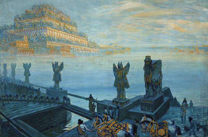 6 Kolos rhódský (Město), 1906 / olej, plátno, 70 104 cm Prométheus uhnětl z hlíny prvního člověka.