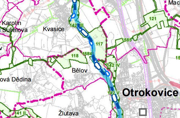 - Územně analytické podklady (ÚAP) obce s rozšířenou působností (ORP) Otrokovice V Plánu společných zařízení KoPÚ byl návrh ÚSES upřesněn a upraven, tak aby odpovídal platným závazným podkladům a