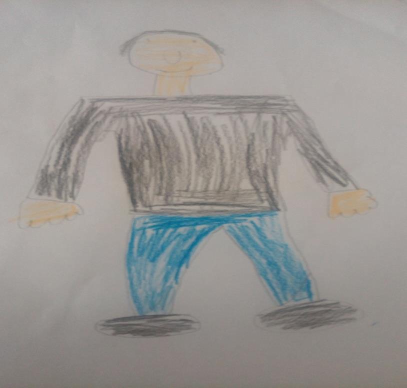 CHLAPEC, 6 let, značka domeček (obrázek č.19) Postava v září Postava je dvojdimenzionální, oblečená i obutá.