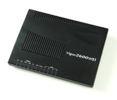 obsahuje: inštalačnú príručku a inštalačné CD DSL router DrayTek Vigor 2600 VGST adaptér dve externé antény