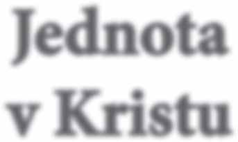 Jednota v Kristu