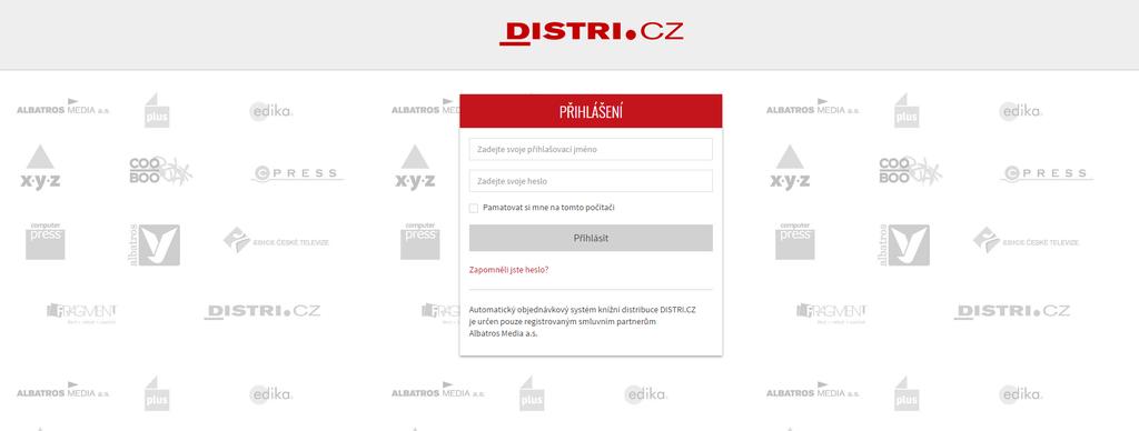 DISTRI - Albatros Media https://distri.cz/account/login?