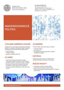 Jsme schopni zpracovat komplexní analýzy makroekonomického prostředí a finanční
