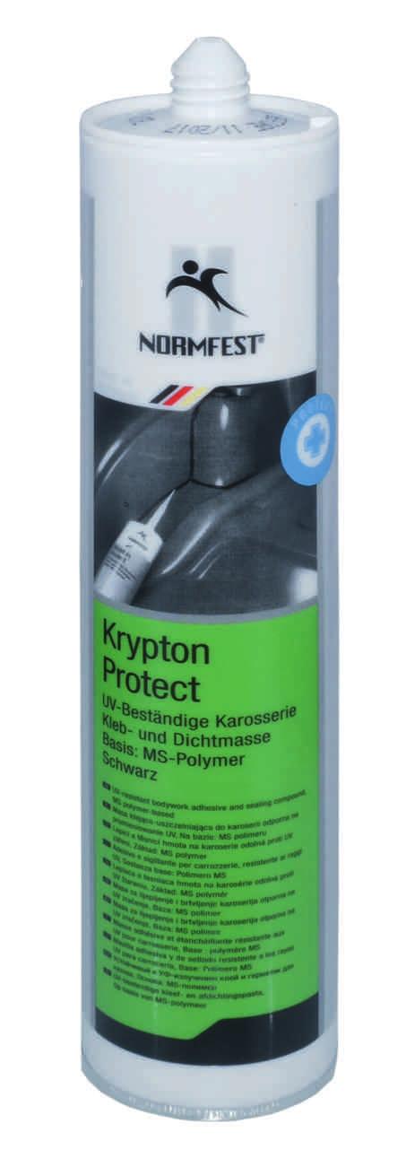 03 Karosářská lepidla a těsnicí hmoty odolné proti záření UV Základ: MS polymer Krypton Protect č. zboží. 2893-226-1 obsah: 310 ml č. zboží. 2893-226-2 obsah: 310 ml č. zboží. 2893-226-3 obsah: 310 ml č.