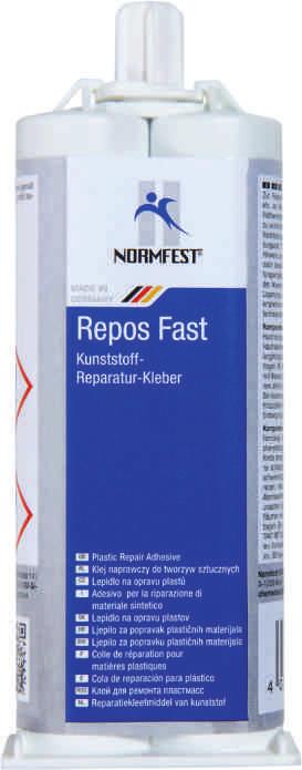 : 2 - k lepení PVC, skelného vlákna, oceli a hliníku - materiál má