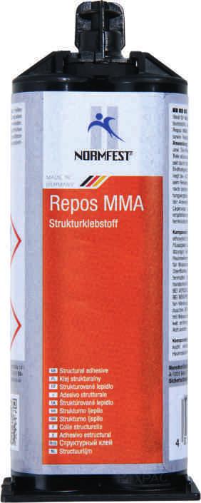 03 Strukturované lepidlo Repos MMA č. zboží. 2700-20 obsah: 50 ml bal.