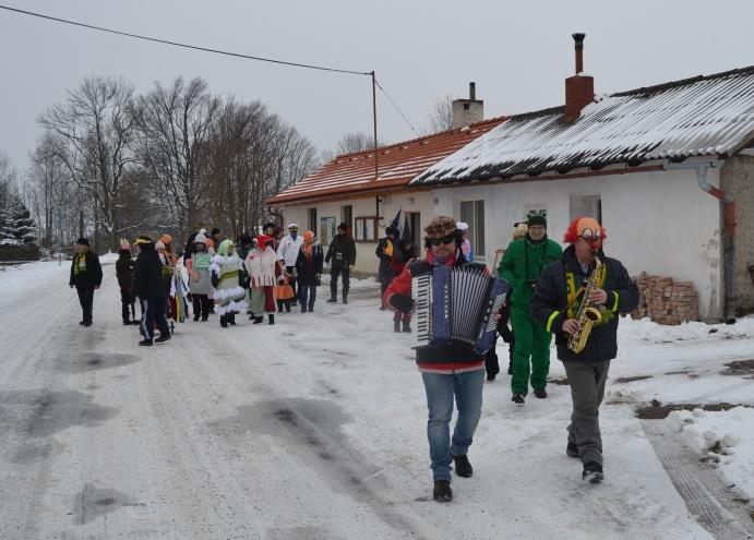 převleky. Na letošním, již dvacátém masopustu, který se konal 10.