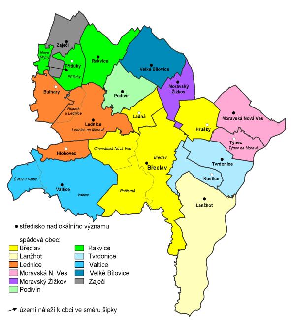 mikroregionální pro SO ORP Břeclav