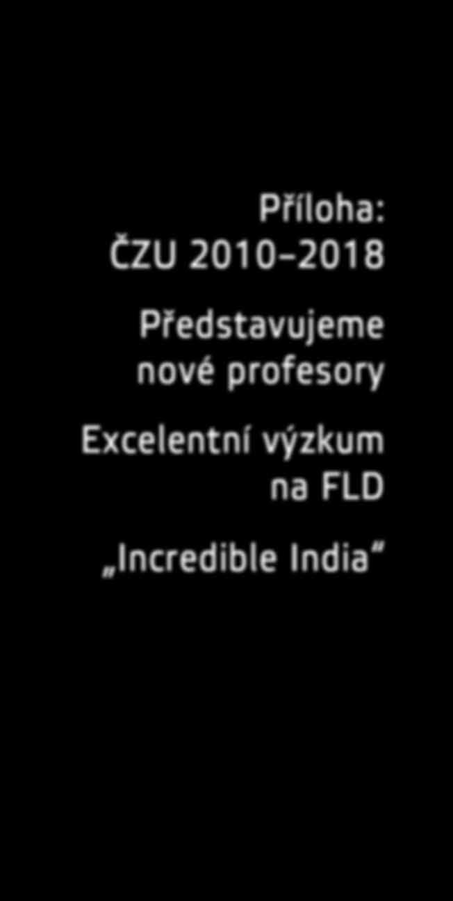 Excelentní výzkum Představujeme na FLD nové