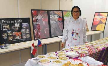 O letošní kulturní program se postarali studenti naší univerzity pocházející z Indie, Nigérie a Peru.