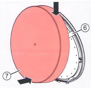 prachový filtr je vyměněný Vnitřní kryt Flair sejměte prachový filtr (1) pomocí poutka (2) ze spodního dílu vnitřního krytu (3).
