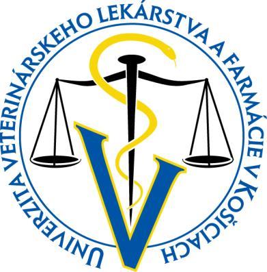 Univerzita veterinárskeho lekárstva a farmácie v Košiciach Katedra výživy, dietetiky a