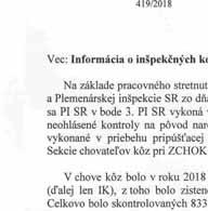 ných capov na Slovensku, ktorý je spôsobený viacerými faktormi, ako je na jednej strane nedostatočná podpora chovateľov plemenných capov a kôz vhodných na plemenitbu v šľachtiteľských chovoch vo