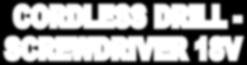 AE2V18i CORDLESS DRILL -