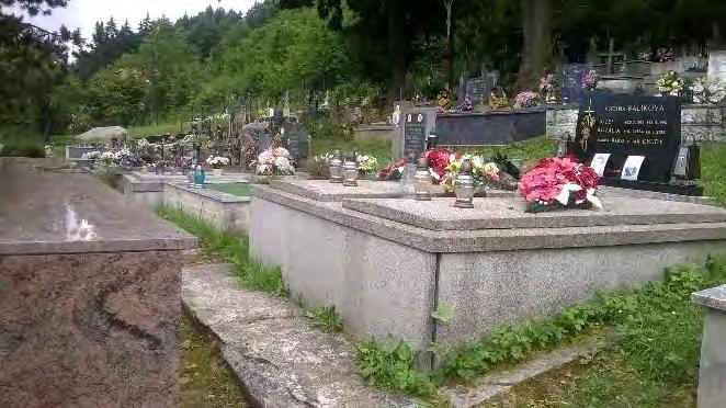 nádob umiestnených pred vstupom na