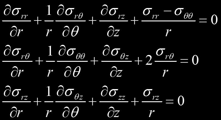 Výpočtový model 3D Rovnice rovnováhy λrρ 0 0 σrr 0 0 pro F = 0 λθφ 0