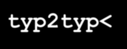 Výpočetní úplnost Zobrazení typů a čísel na objektové typy template <int N> struct int2typ { enum {vysledek = N};