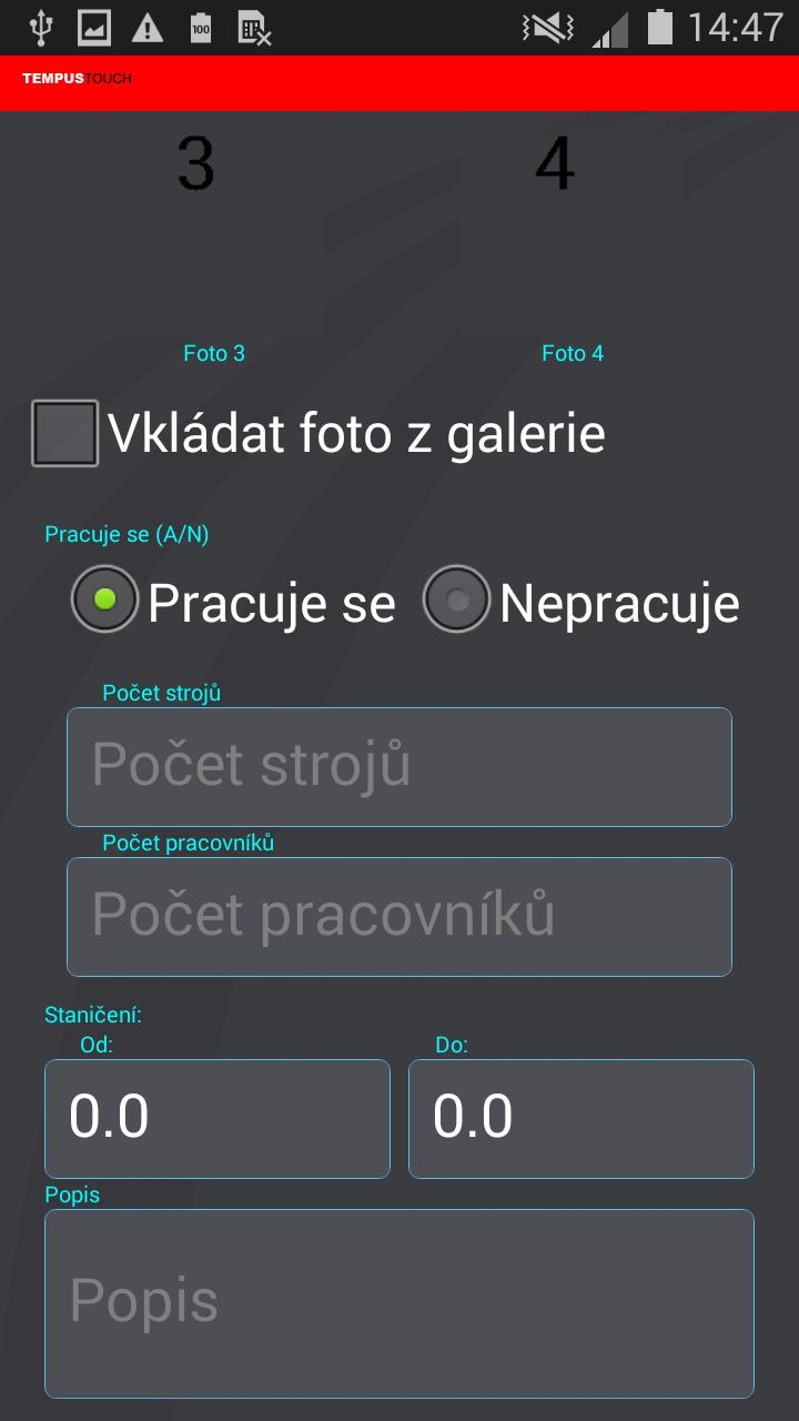 MODUL MONITORING STAVEB Tempus: Vložení dat: lidé, stroje Záznam: PRACUJE SE / NEPRACUJE SE fotodokumentace www.rsd.