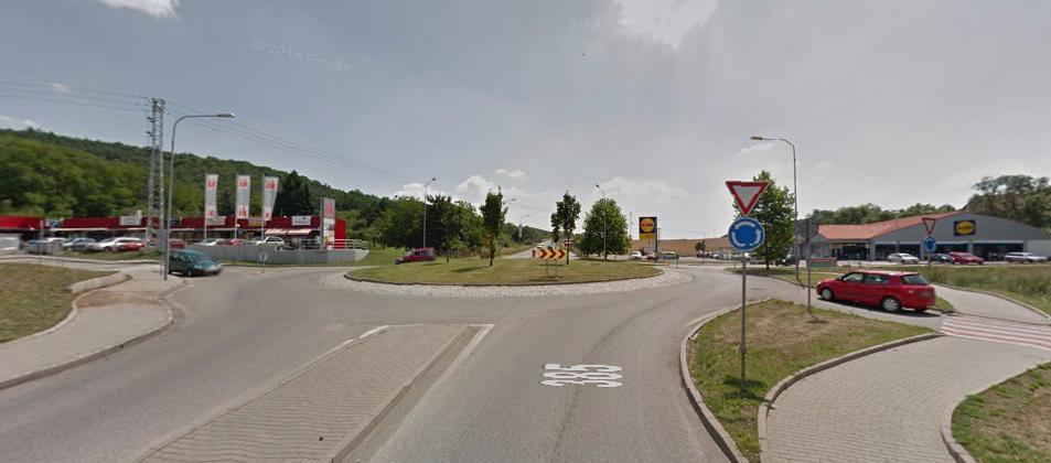vjezdů na kruhový objezd).