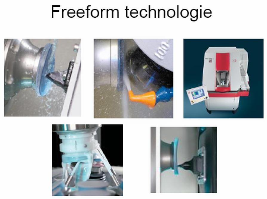 Princip HD FreeForm Polotovar se otáčí Nástroj vybrušuje požadované parametry v 3D Nástroj je řízen