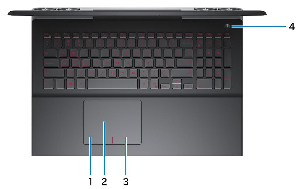 4 Port HDMI POZNÁMKA: Niektoré USB zariadenia sa nemusia nabiť, keď je počítač vypnutý alebo v stave spánku. V takýchto prípadoch zapnite počítač, aby ste nabili zariadenie.