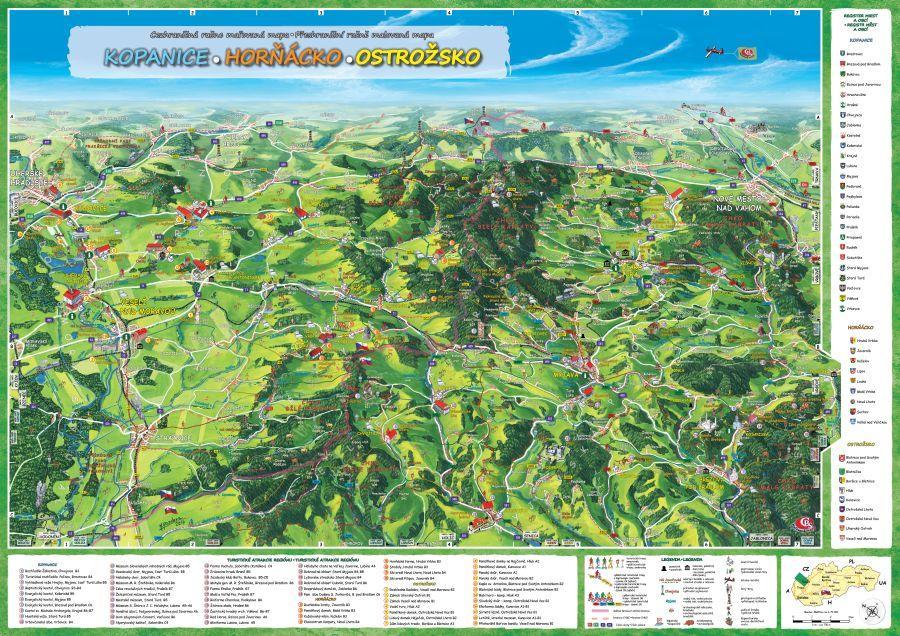 4. 3. PŘESHRANIČNÍ MALOVANÁ MAPA KOPANICE, HORŇÁCKO A OSTROŽSKO Program mezinárodní spolupráce.