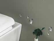 - rozteč 150 mm - WC má otevřený okruh splachování (hygienické a snadno