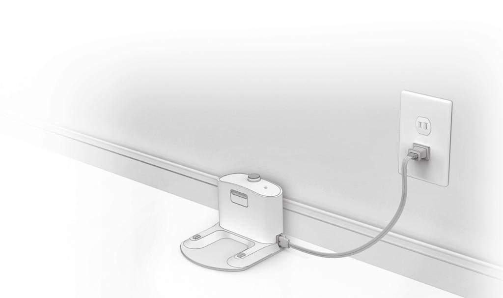 O robotu Roomba Pohled shora Stanice Home Base Faceplate Tlačítko