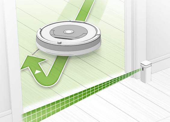 Při uchovávání mimo stanici Home Base z robota Roomba nejprve vyjměte baterii a uložte ji na chladném a suchém místě. Výměna a nabíjení baterie Nabijte robota Roomba pomocí stanice Home Base.