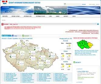 Informace HPPS ČHMÚ pro povodňové