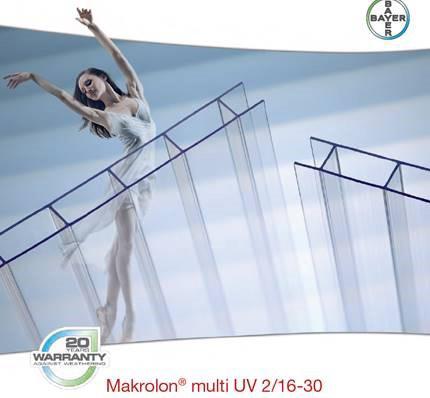 KOMŮRKOVÉ POLYKARBONÁTOVÉ DESKY Síla Typ Počet stěn/ síla Prostup tepla U [W/m 2 K] Hmotnost [kg/m 2 ] Světelná propust. [%] *** Min.