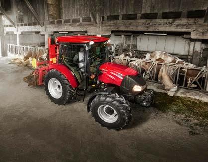 prostorech. Farmall A byl přímo navržen pro práci s čelním nakladačem. DOBRÝ TIP Potřebujete traktor s vyšším výkonem?