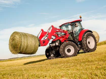 hydraulického systému je důležitý pro snadnou práci s čelními nakladači od značky CASE IH.