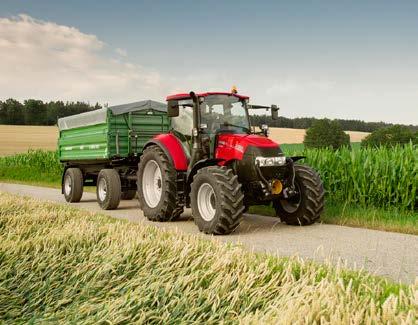 Automatické řazení pole/silnice Nejúspornější traktor ve své kategorii dle DLG testu.