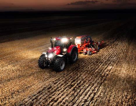 OPTIMÁLNÍ řešení OPTUM CVX Nejmodernější a nejúspornější traktor dle DLG testu. Optimální řešení pro práci na poli a v dopravě.
