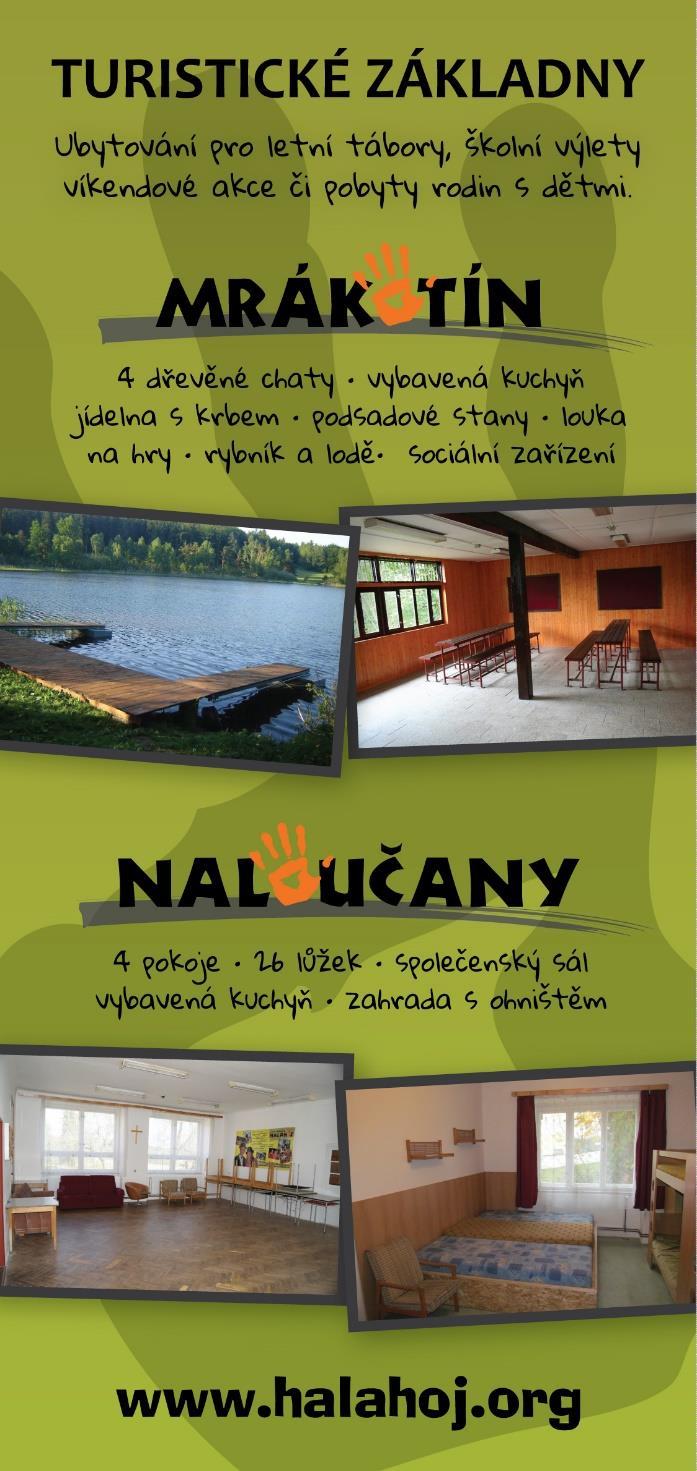 NOVÝ LETÁČEK HALAHOJE ALMANACH MRÁKOTÍNA Připomínáme,