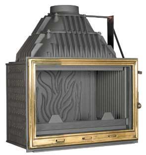 830 VISION 15 kw 10 hod 8 Výkonná krbová vložka pre vykurovanie