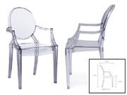 110 Kč 133 Kč ŽIDLE Laura výška sedáku 47 cm, výška 86 cm, šíře 48 cm chromovaná podnož, celoplastová bílá skořepina sedáku s