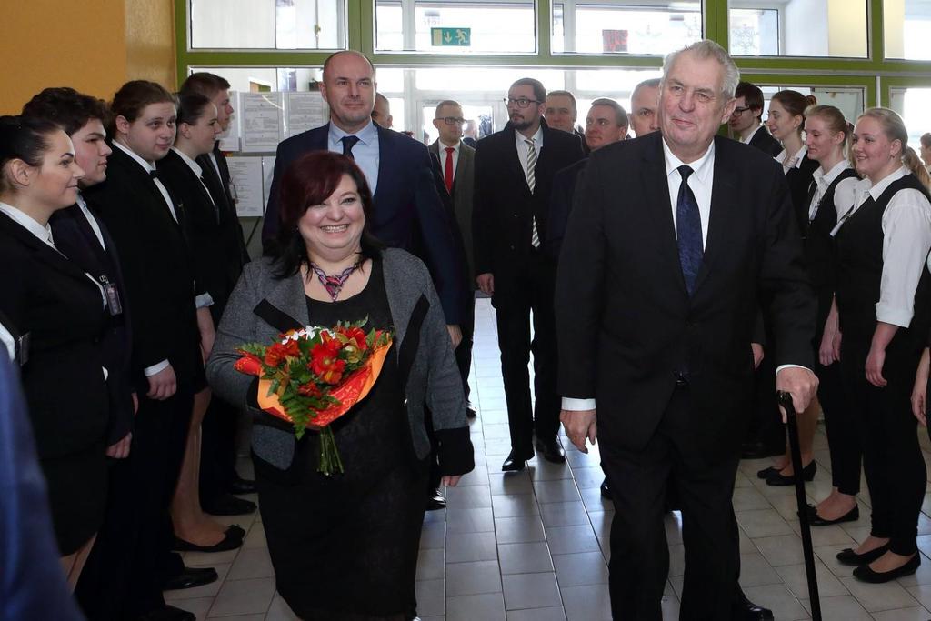 návštěvě Středního odborného učiliště Domažlice 26.