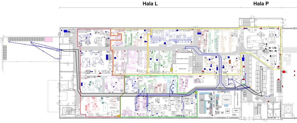 Při sestavování map se užívá především standardizovaných značek, které zachycují souvislosti mezi jednotlivými částmi výroby, zpožděními, materiálovými a informačními toky atd.