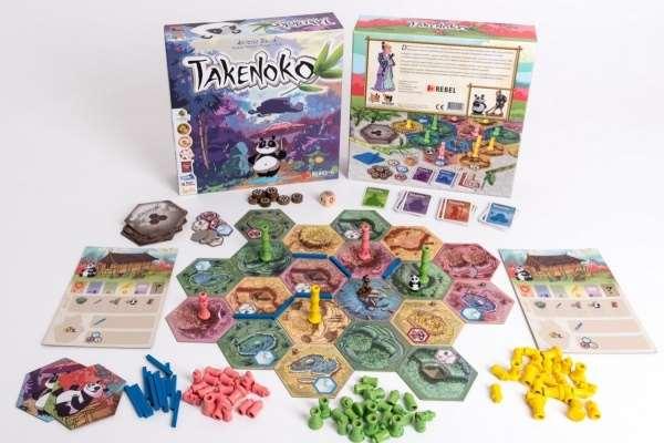 TAKENOKO 2-4 Doba hraní: 45 minut 8 a více Takenoko je rodinná desková hra, která se odehrává na japonském - pandu je