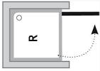 Chrome, Gigant - Pro, Pro Flat, Pro Chrome CSD2 Sprchové dveře dvoudílné CSD2 100 transparent - sklo