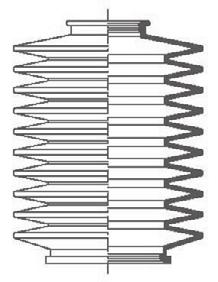 75 F 7 NBR,3/,5 Ø 23 8 F 2237 NBR Ø 54 Ø 3 Ø 25 2Ø 24 7,6 Ø 22 Ø 44 Ø 77 6 Lmin = 50 Lmax = 0 8 Ø 22 Ø 47 Lmin