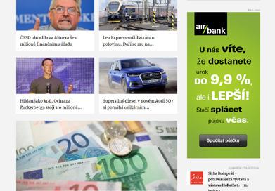 Akceptovatelné formáty: HTML5, JPEG, GIF Maximální
