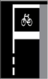 Pozor, při odbočování vpravo je cyklista povinen dát přednost chodcům na přechodu ve směru, kam odbočuje. Při odbočení nesmí ohrozit chodce, kteří přecházejí silnici, na kterou odbočuje.