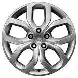 STANDARDNÍ VÝBAVA A PRVKY VÝBAVY NA PŘÁNÍ 19" KOLA Z LEHKÉ SLITINY S 5 DVOJITÝMI PAPRSKY, STYLE 5021 20" KOLA Z LEHKÉ SLITINY S 5 DVOJITÝMI PAPRSKY, GLOSS BLACK STYLE 5011 20" KOLA Z